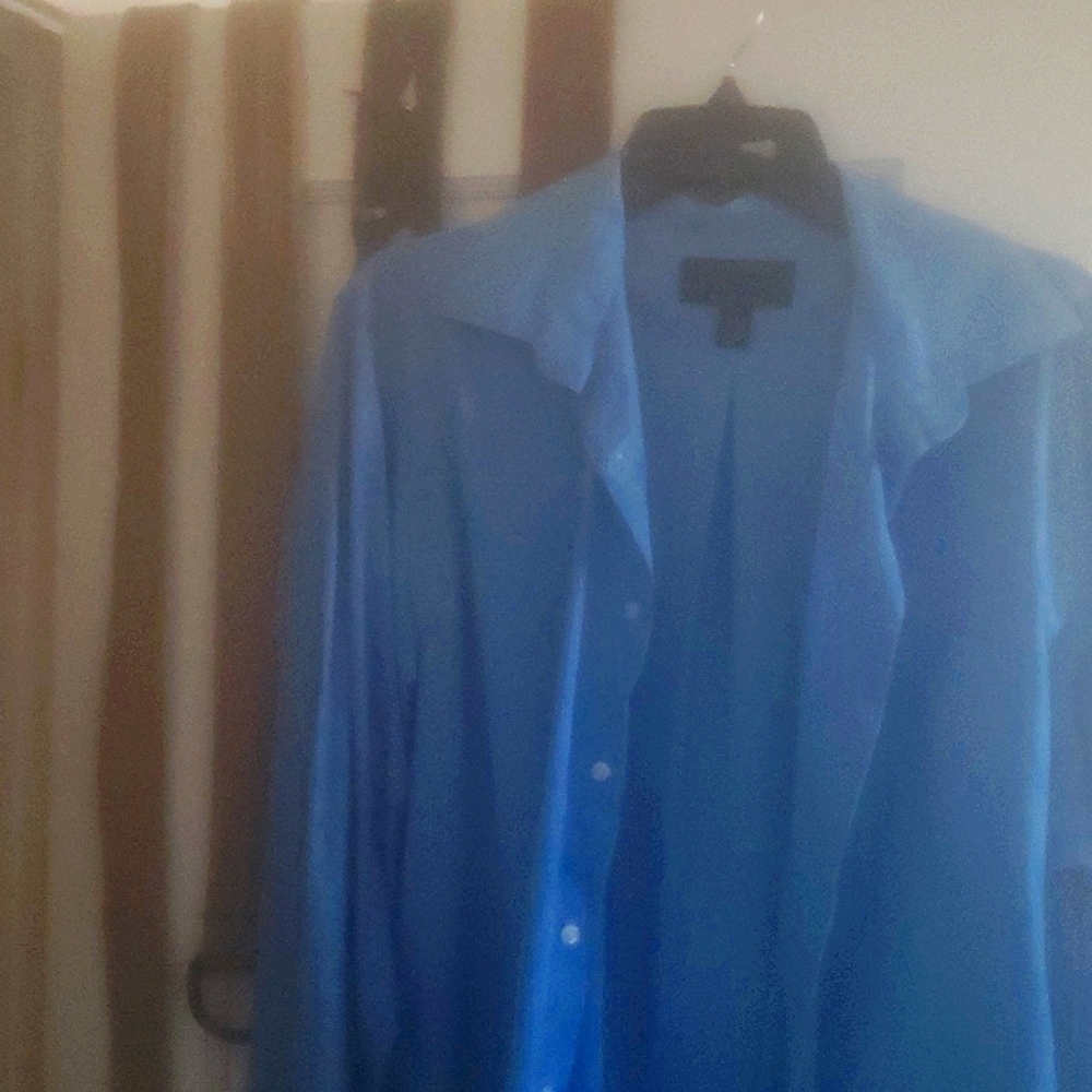 Alexander Julian COLOURS Dress Shirt Blue L